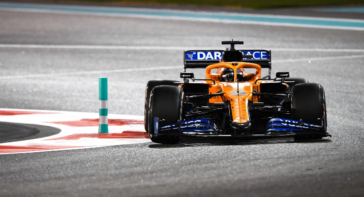 Carlos Sainz in pista con la McLaren (Getty Images)