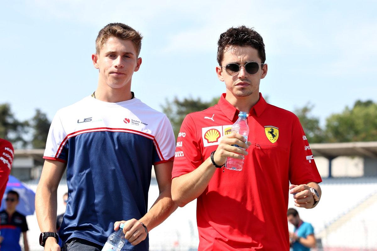 Charles Leclerc e Arthur Leclerc (Getty Images)