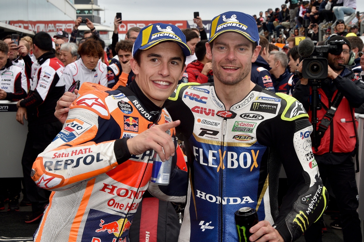 Marc Marquez e Cal Crutchlow (Getty Images)