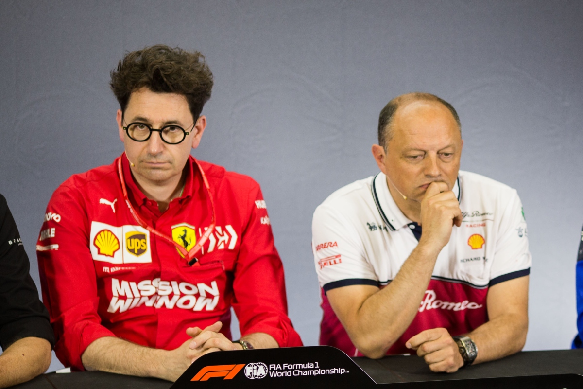 Mattia Binotto e Vasseur (Getty Images)