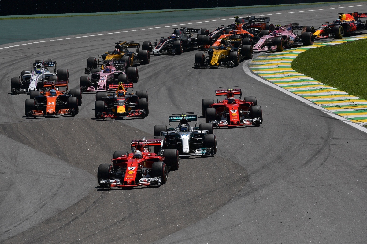 Partenza al Gran Premio del Brasile (Getty Images)