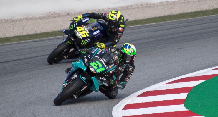 Valentino Rossi e Franco Morbidelli (Getty Images)