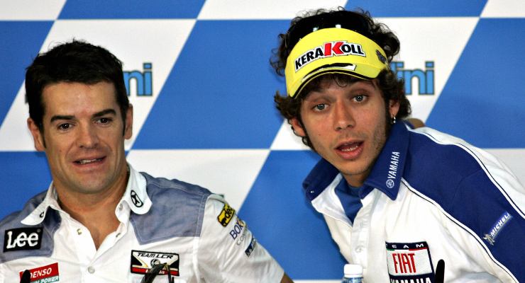 Carlos Checa e Valentino Rossi