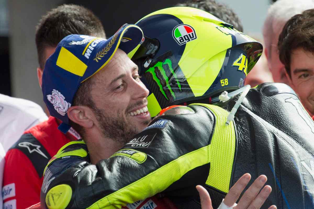 Andrea Dovizioso e Valentino Rossi