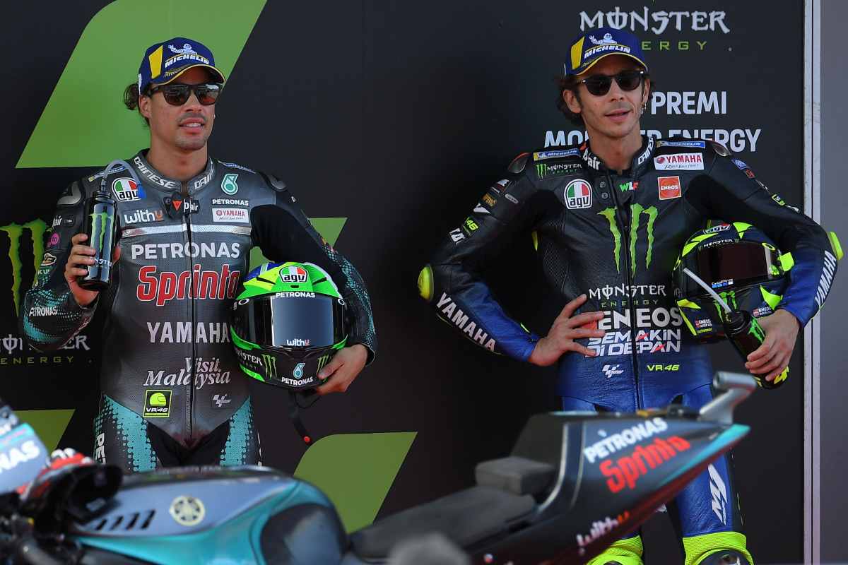 Franco Morbidelli e Valentino Rossi