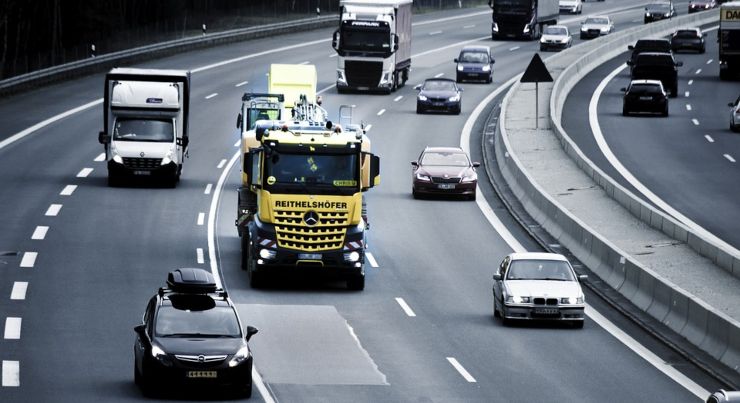 Traffico in autostrada