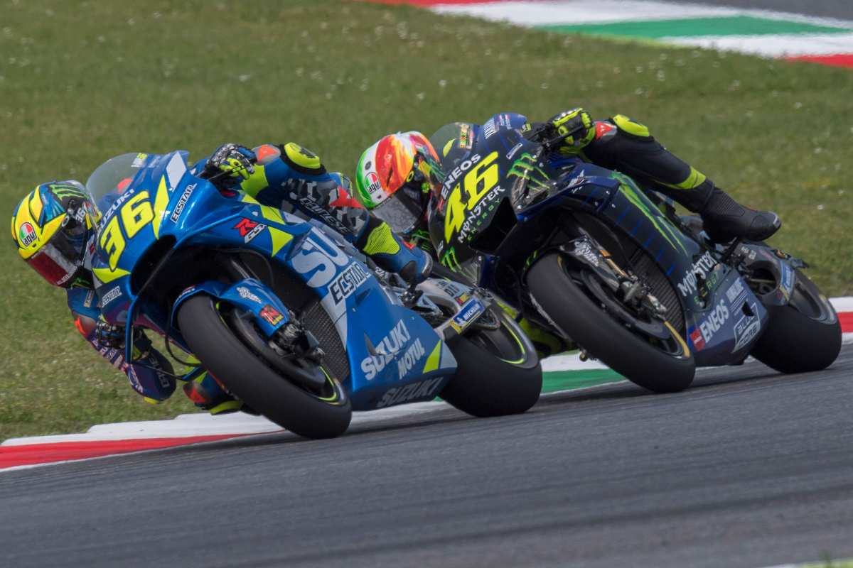 Joan Mir e Valentino Rossi