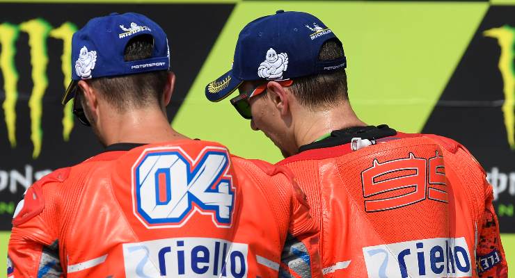 Andrea Dovizioso e Jorge Lorenzo