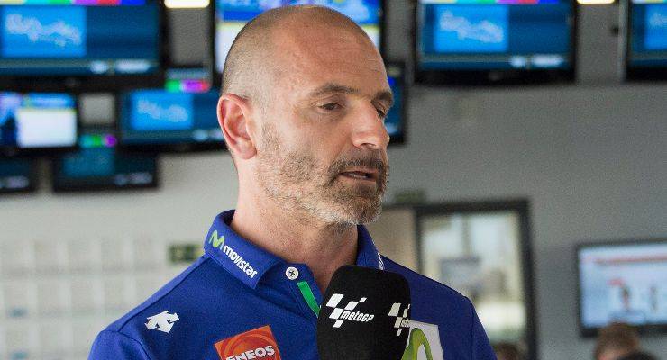 Il team manager della Yamaha, Maio Meregalli