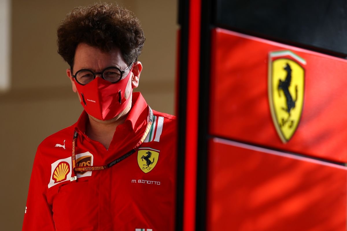 Il team principal della Ferrari, Mattia Binotto (Foto Mark Thompson/Getty Images)