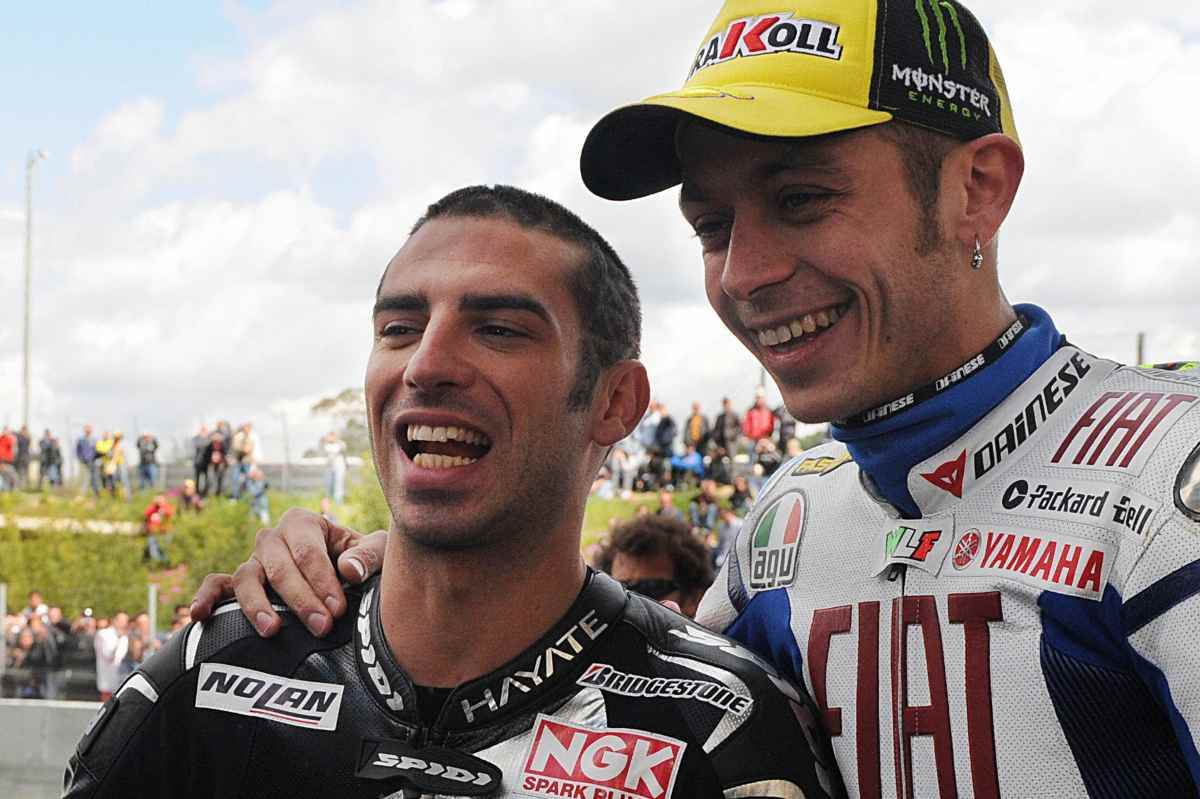 Marco Melandri e Valentino Rossi