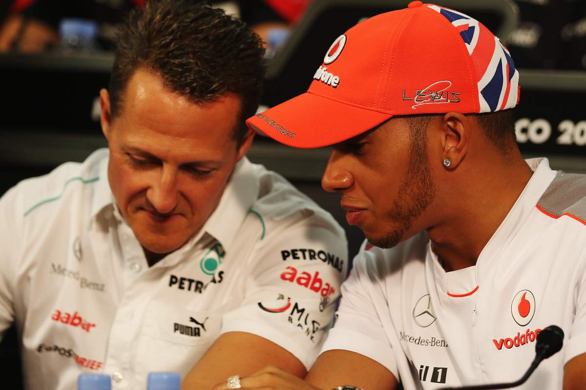 Michael Schumacher e Lewis Hamilton