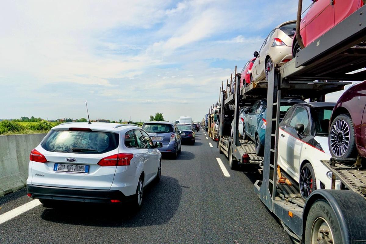 Traffico in autostrada