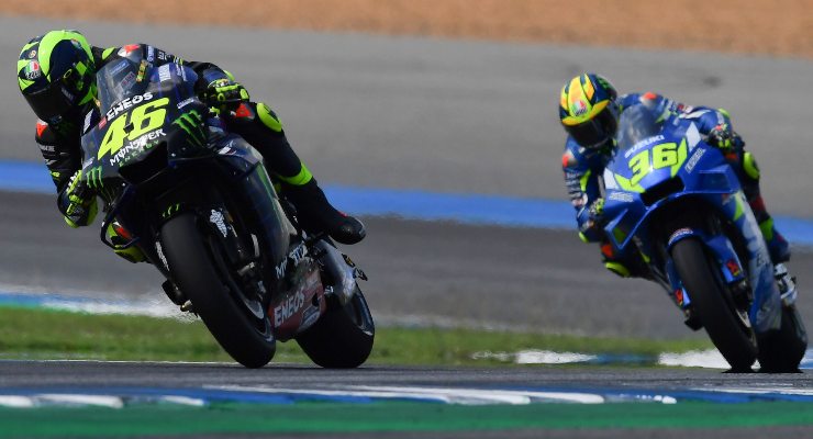 Valentino Rossi e Joan Mir