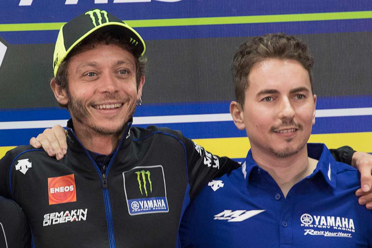 Valentino Rossi e Jorge Lorenzo