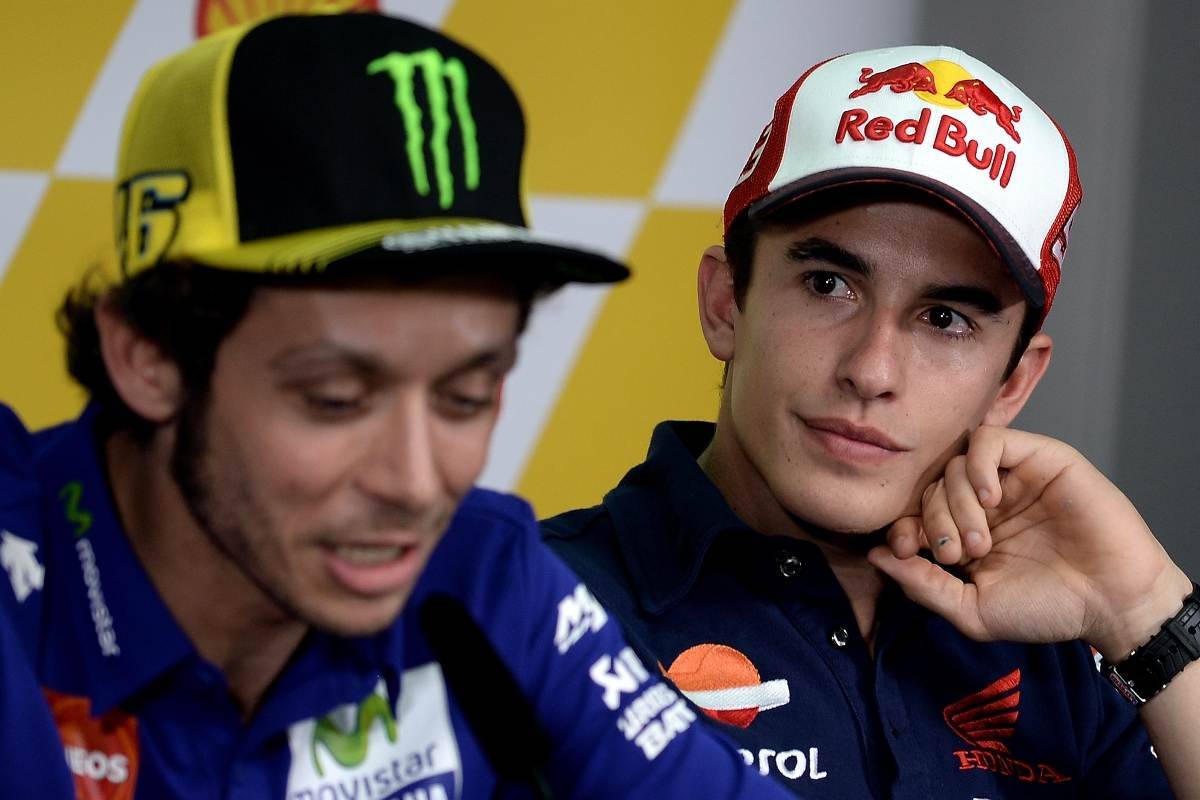 Valentino Rossi e Marc Marquez