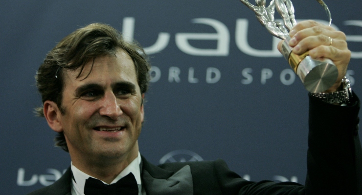 Alex Zanardi al premio Laureus (Getty Images)