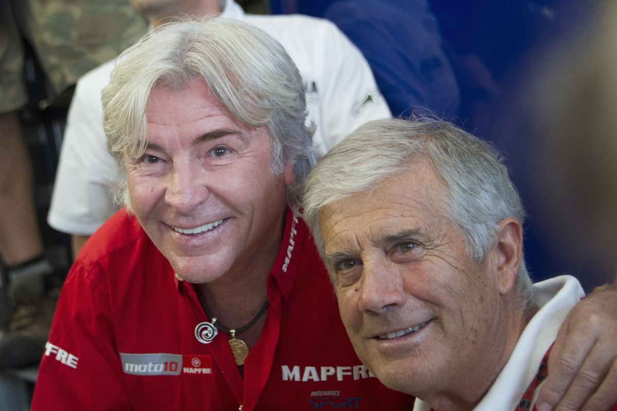 Angel Nieto e Giacomo Agostini (Getty Images)