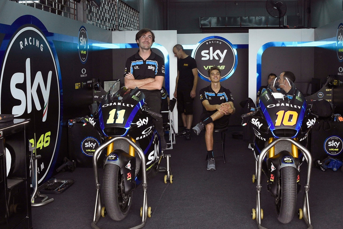 Box dello Sky Racing Team VR46 (Getty Images)