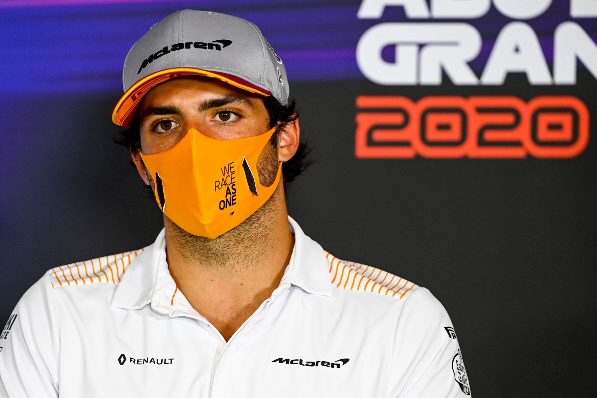 Carlos Sainz, McLaren in the press conference (Getty Images)