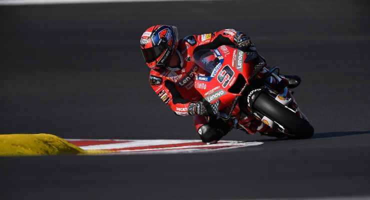 Danilo Petrucci in pista con la Ducati (Getty Images)