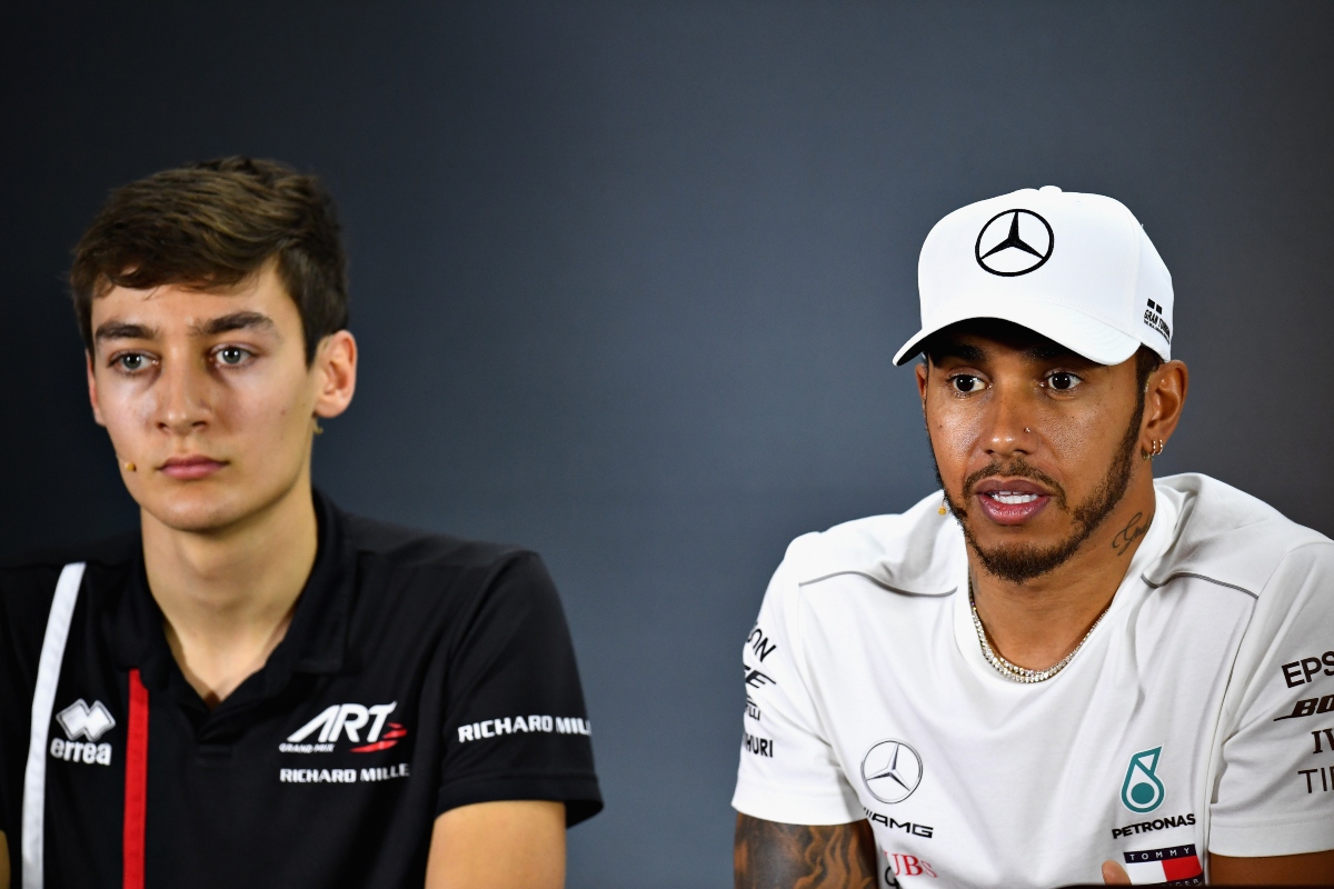 George Russell e Lewis Hamilton (Getty Images)