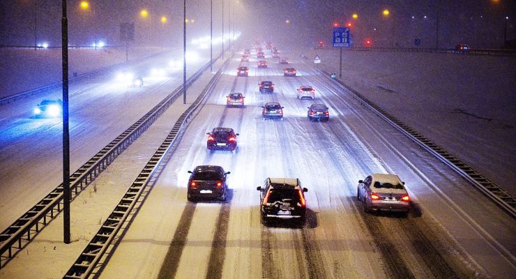 Neve in autostrada