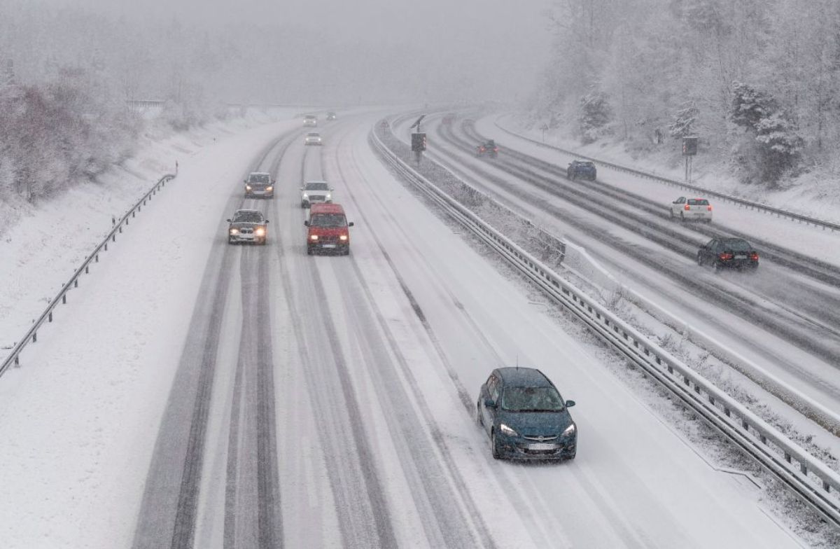 Neve in autostrada