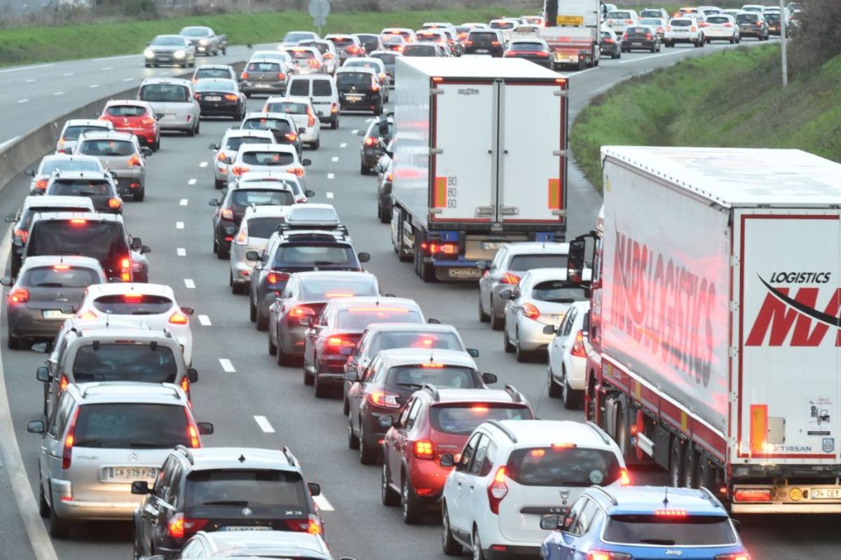 Traffico in autostrada