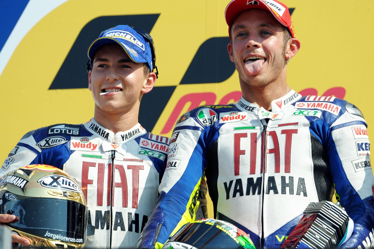 Jorge Lorenzo e Valentino Rossi (Getty Images)