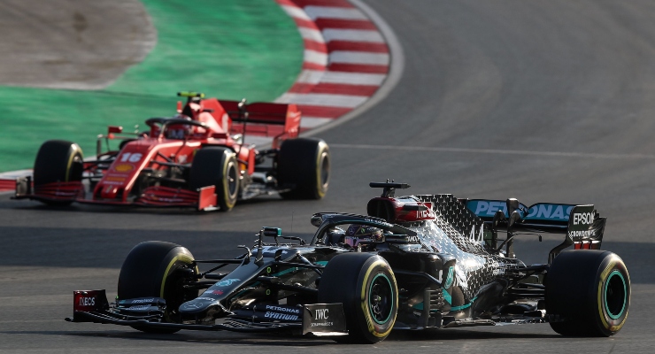 Leclerc e Hamilton (Getty Images)