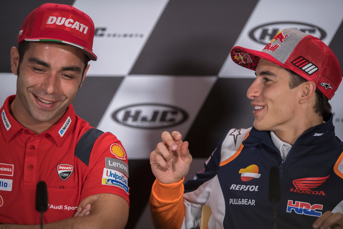 Marc Marquez e Danilo Petrucci (Getty Images)