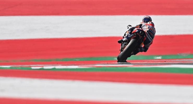 Marc Marquez in pista con la Honda (Getty Images)