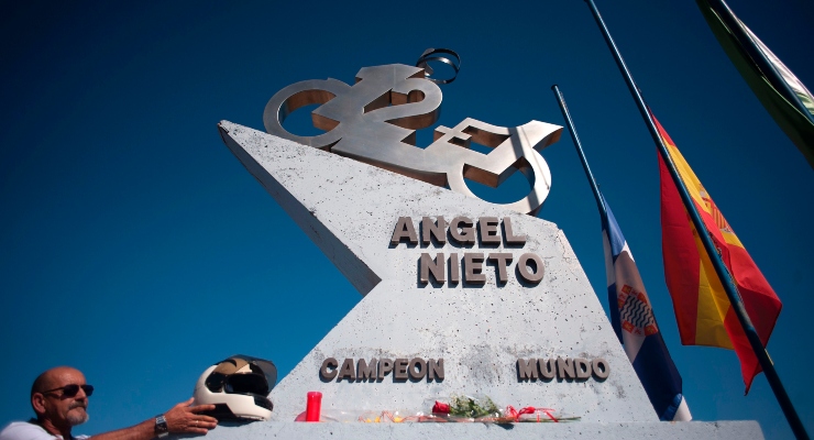 Monumento per Angel Nieto (Getty Images)