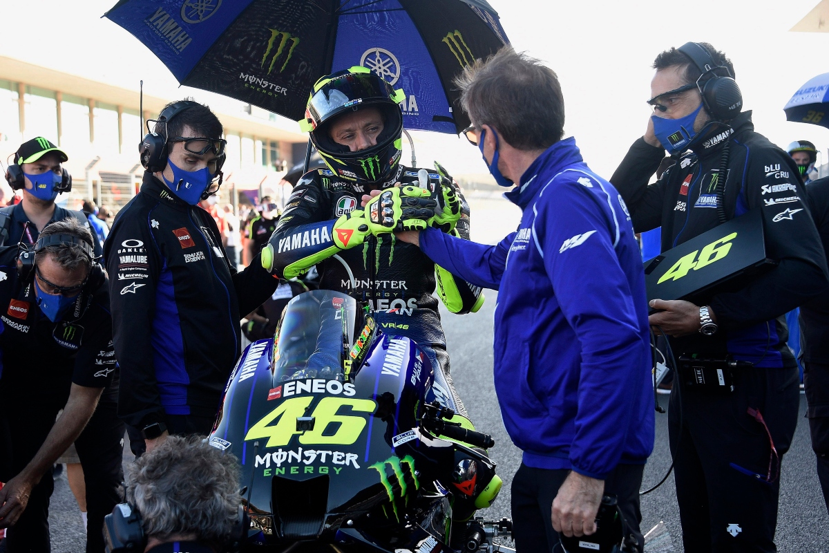 Valentino Rossi e Lin Jarvis (Getty Images)