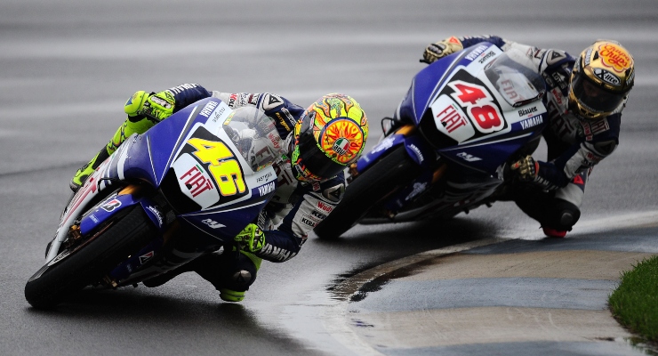 Valentino Rossi e Lorenzo (Getty Images)