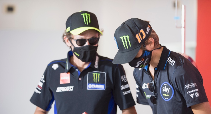 Valentino Rossi e Luca Marini (Getty Images)