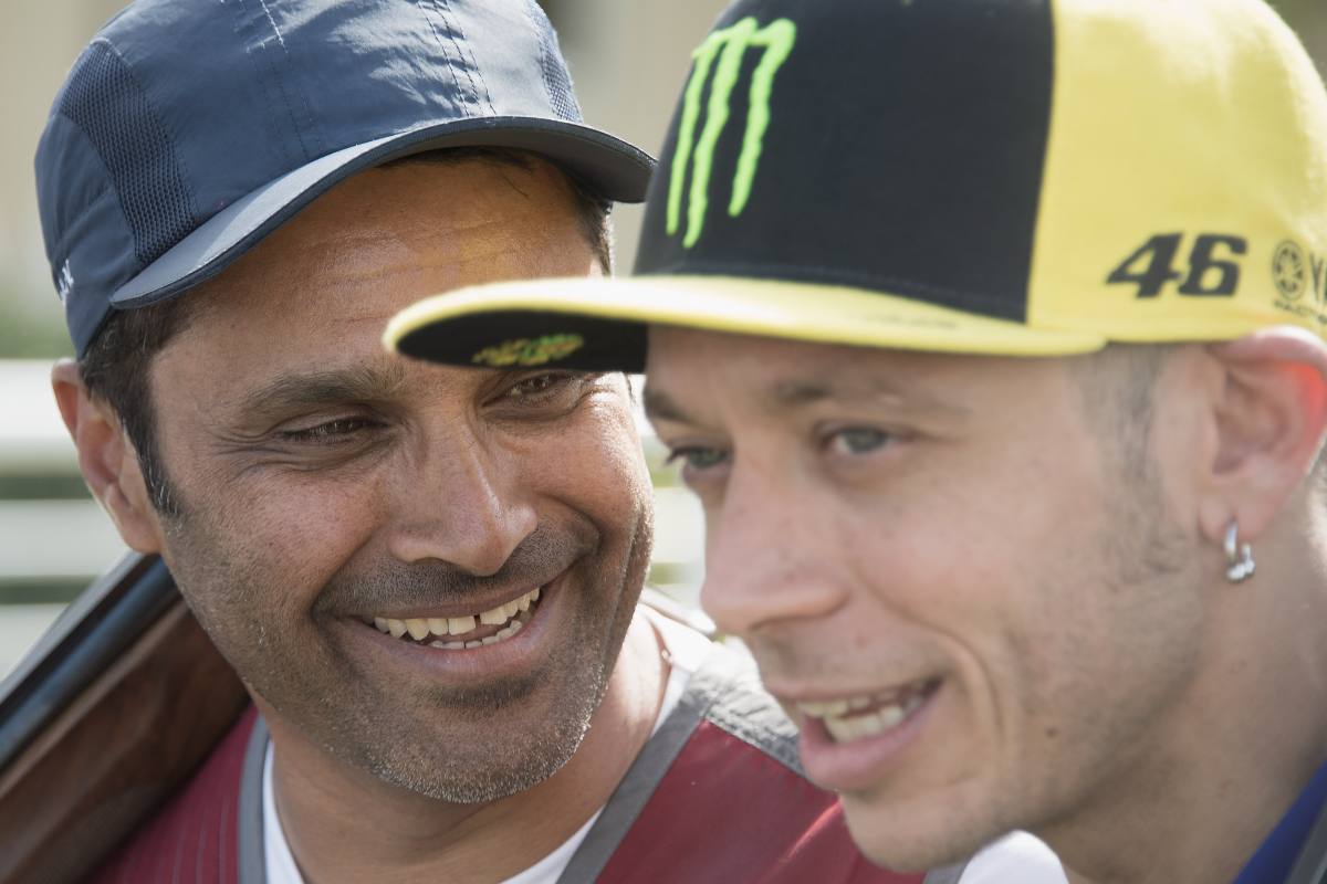 Nasser Al-Attiyah e Valentino Rossi
