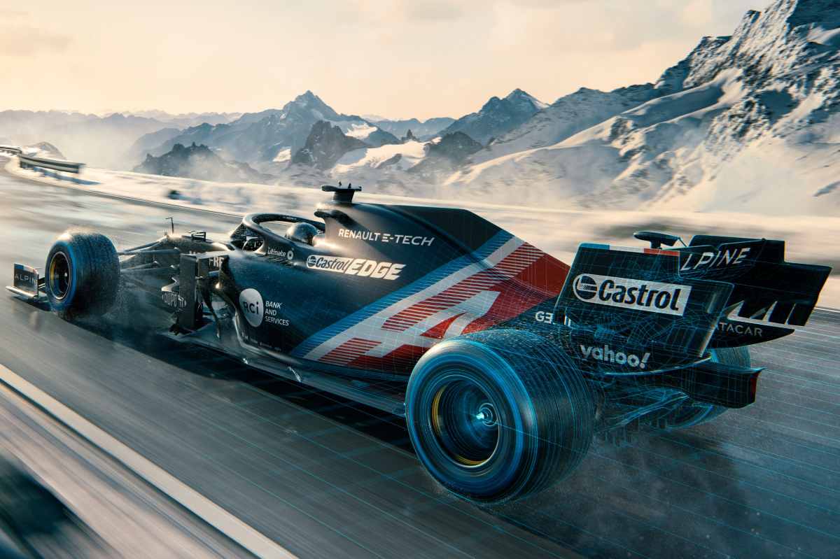 La livrea della monoposto Alpine di Formula 1