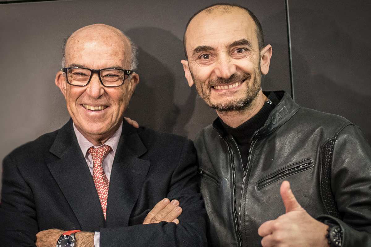 Carmelo Ezpeleta e Claudio Domenicali