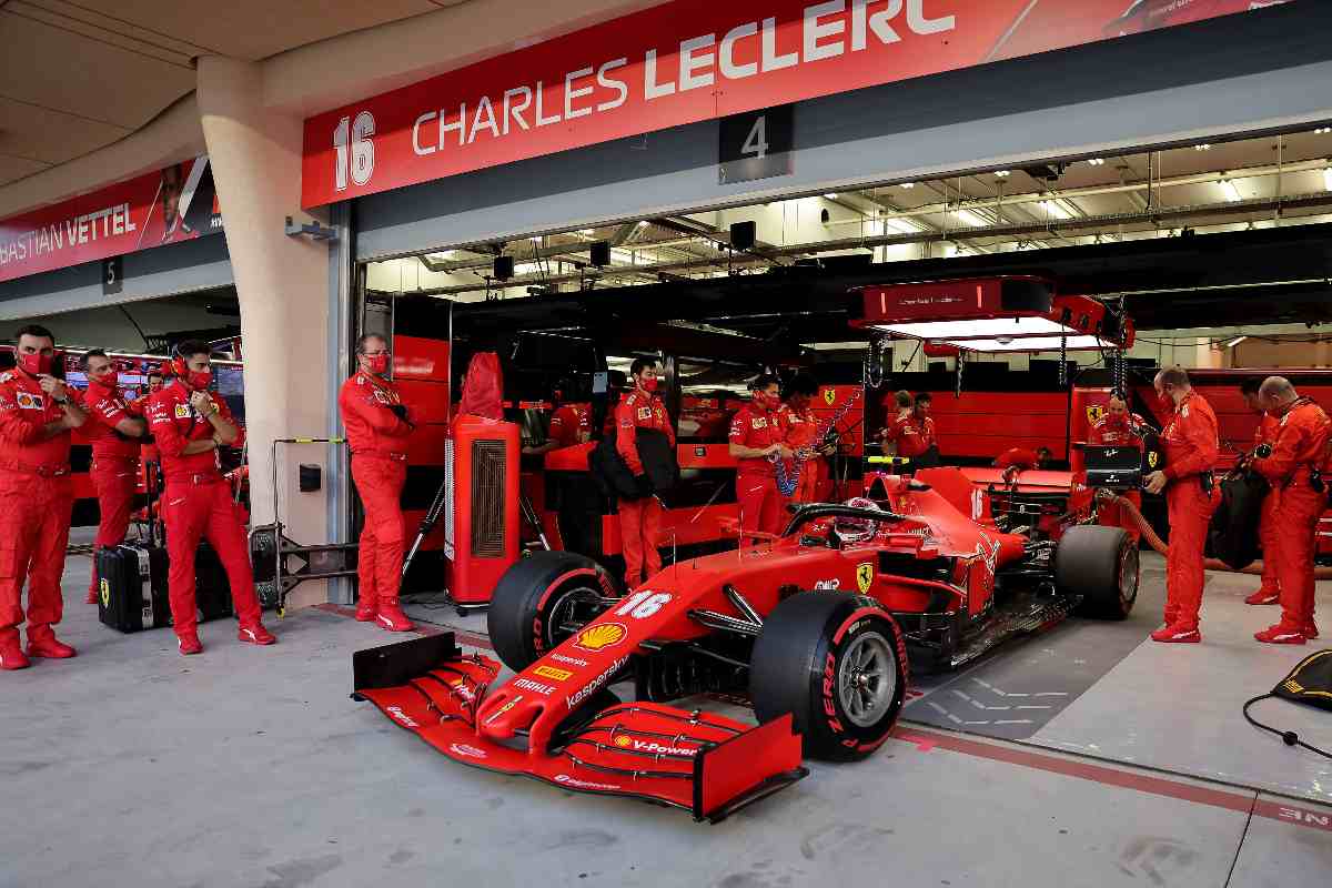 La Ferrari di Charles Leclerc