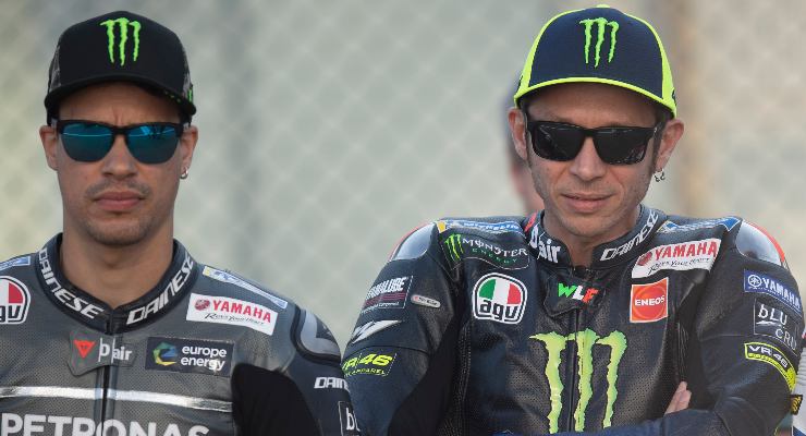 Franco Morbidelli e Valentino Rossi