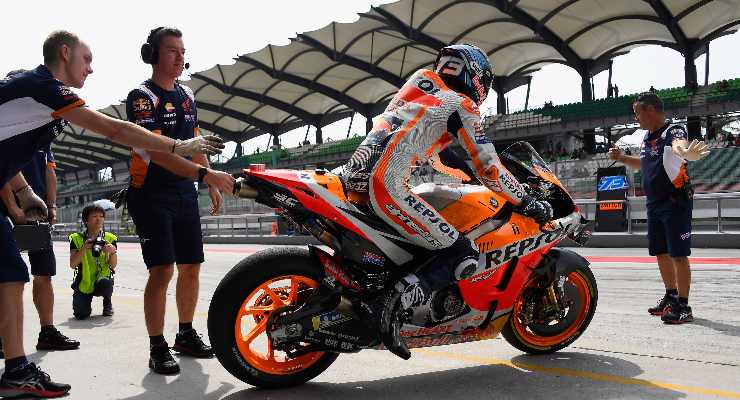 I test MotoGP a Sepang in Malesia