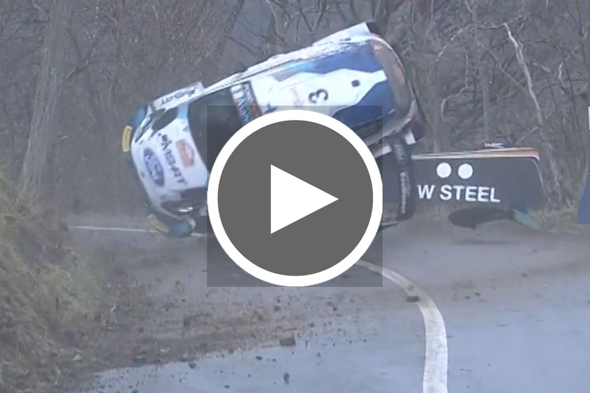 L'incidente della Ford Fiesta di Teemu Suninen al Rally di Montecarlo