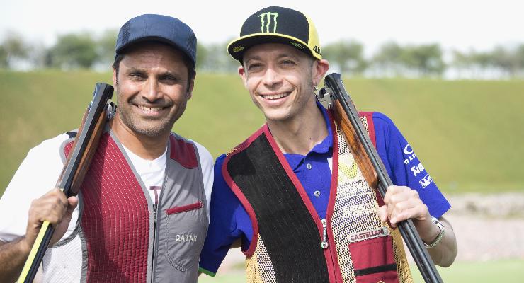 Nasser Al-Attiyah e Valentino Rossi