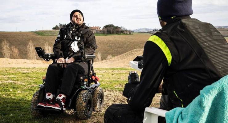 Valentino Rossi con Bryan Toccaceli al Ranch