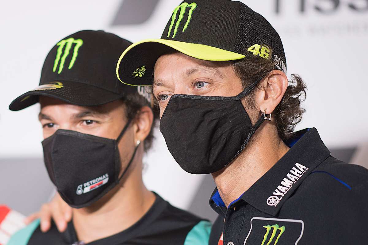 Franco Morbidelli e Valentino Rossi