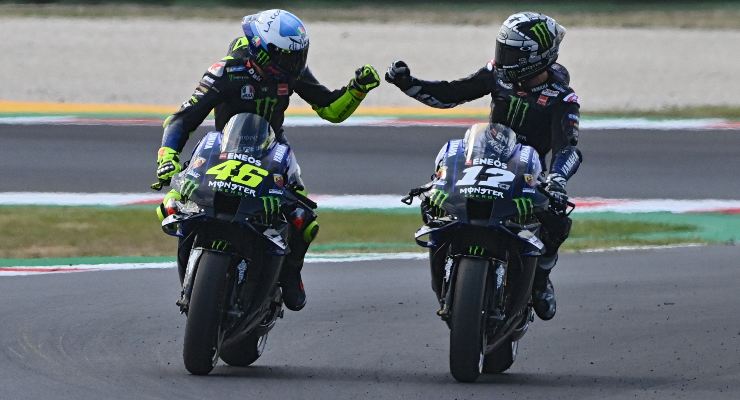 Maverick Vinales e Valentino Rossi