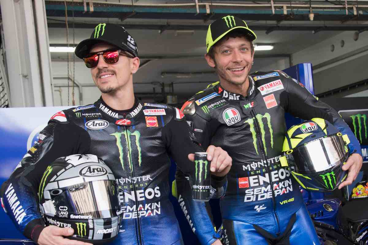 Maverick Vinales e Valentino Rossi