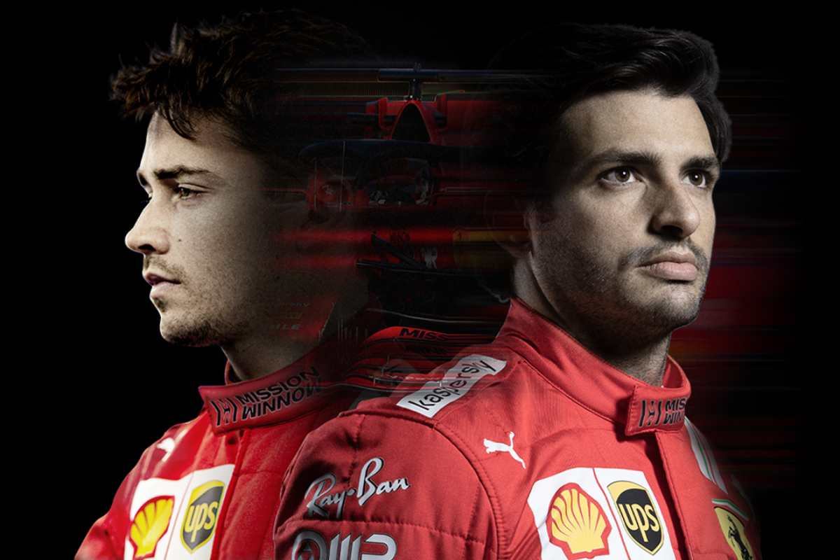 Charles Leclerc e Carlos Sainz (Twitter)